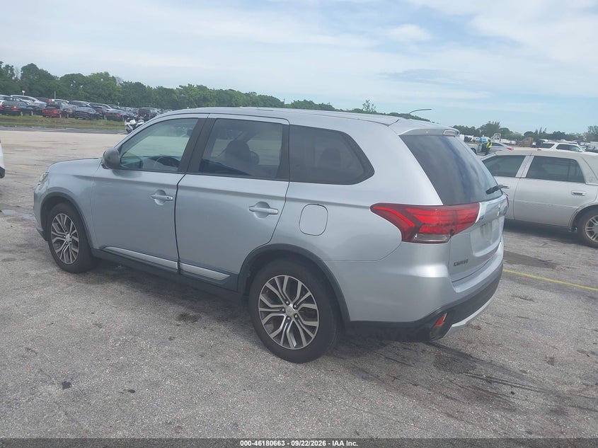 Vin: ja4ad2a39gz037898, lot: 46680523, mitsubishi outlander es 20163