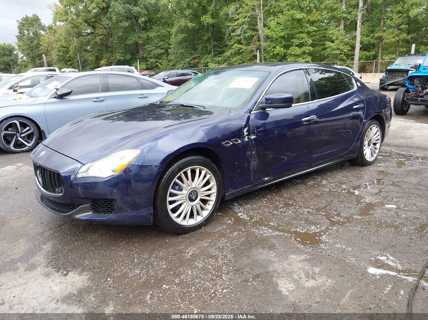 Vin: zam56rra9e1078701, lot: 46680530, maserati quattroporte s q4 20142