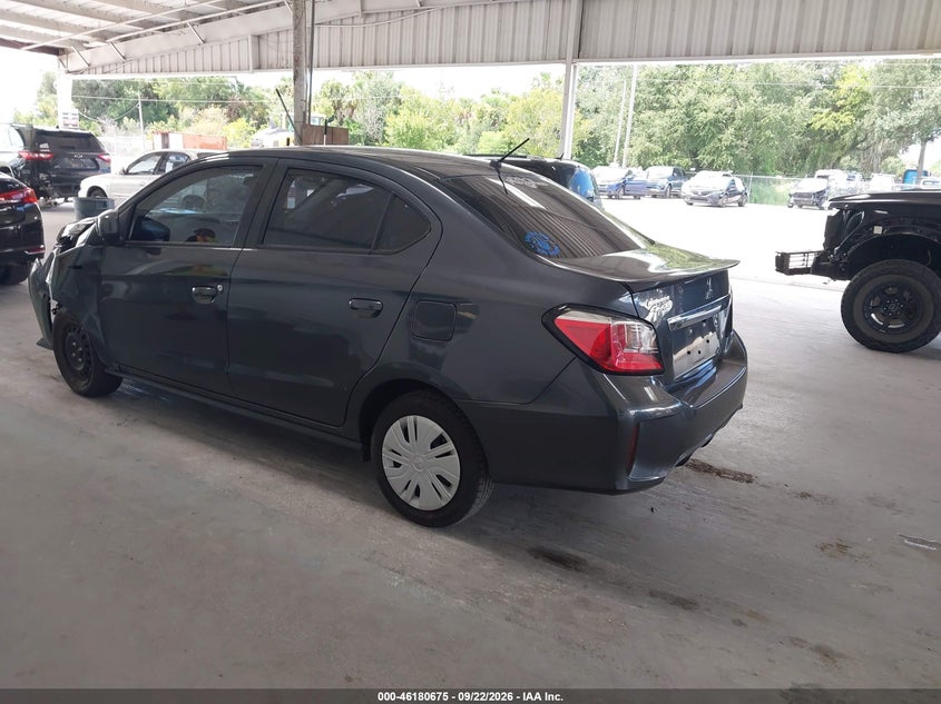 Vin: ml32fufj1rhf04558, lot: 46680535, mitsubishi mirage g4 es 20243