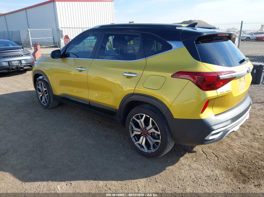 Vin: kndetca2xm7215123, lot: 46680547, kia seltos sx turbo 20213