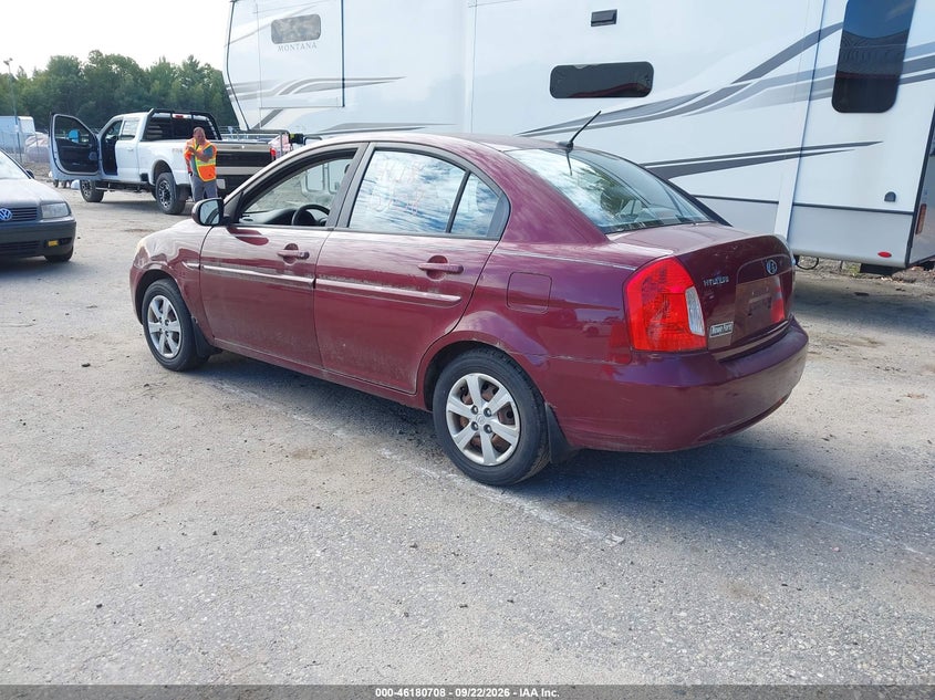 Vin: kmhcn4ac3au484394, lot: 46680568, hyundai accent gls 20103