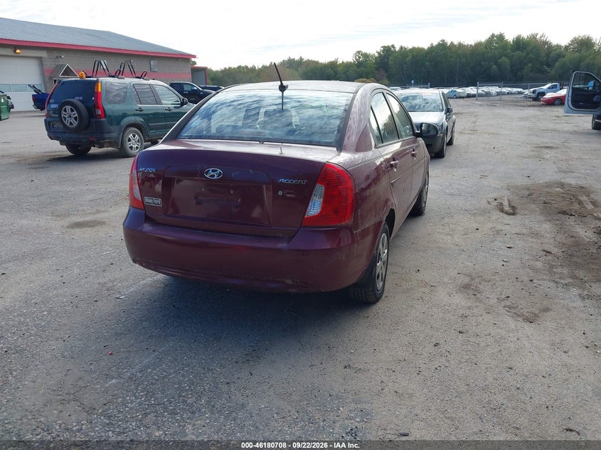 Vin: kmhcn4ac3au484394, lot: 46680568, hyundai accent gls 20104