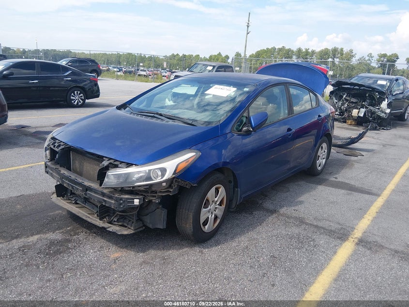 Vin: 3kpfk4a74je270980, lot: 46680570, kia forte lx 20182