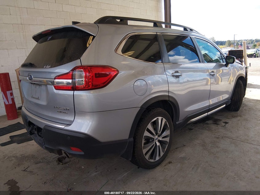 Vin: 4s4wmapd7k3484856, lot: 46680577, subaru ascent limited 20194