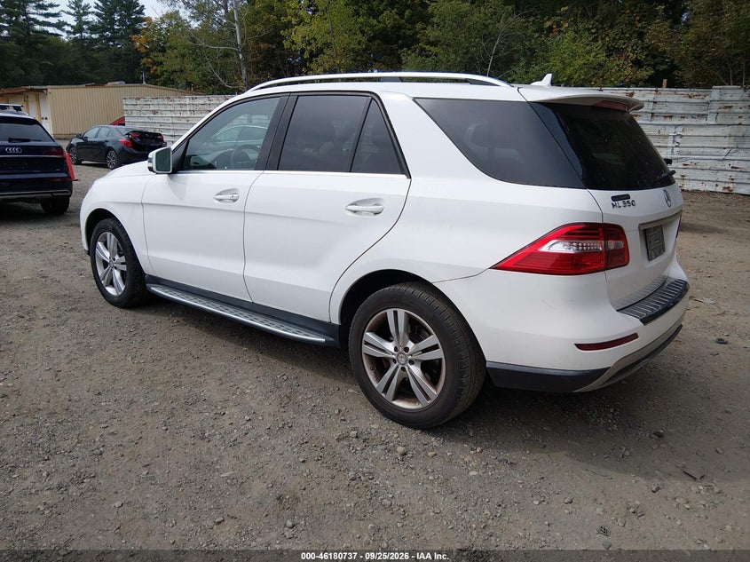 Vin: 4jgda5hb5ea370939, lot: 46680597, mercedes-benz ml 350 4matic 20143