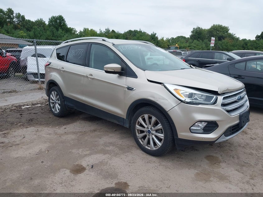 Vin: 1fmcu9jd6huc17074, lot: 46680633, ford escape titanium 2017 img_1