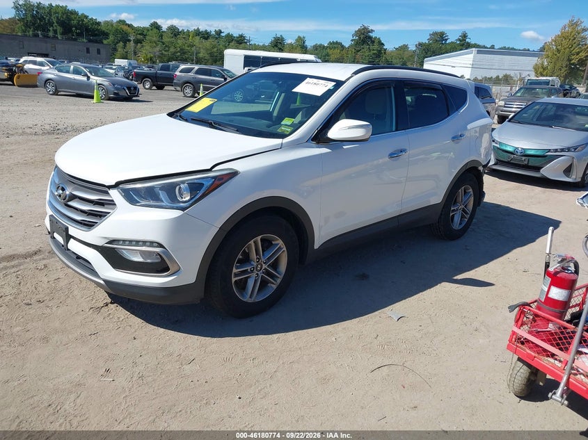 Vin: 5nmzudlb0hh050814, lot: 46680634, hyundai santa fe sport 2.4l 20172