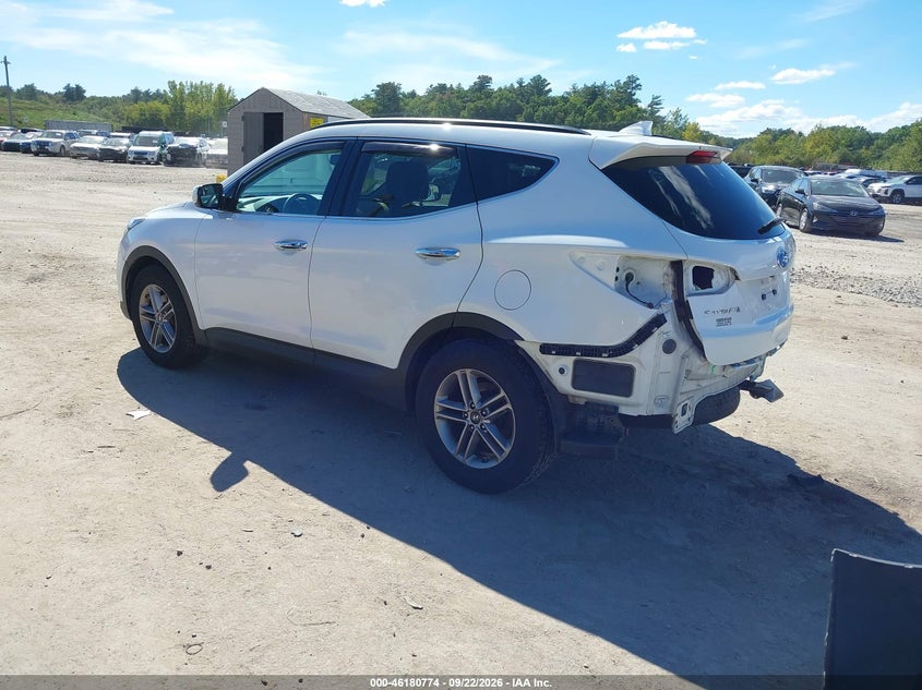 Vin: 5nmzudlb0hh050814, lot: 46680634, hyundai santa fe sport 2.4l 20173