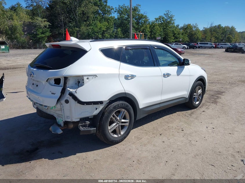 Vin: 5nmzudlb0hh050814, lot: 46680634, hyundai santa fe sport 2.4l 20174