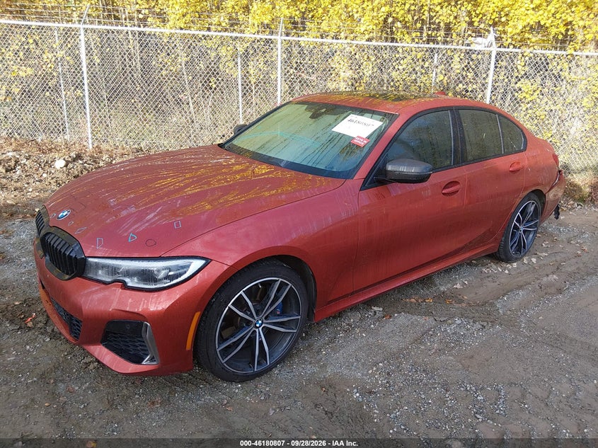 Vin: wba5u9c02lfh21190, lot: 46680667, bmw m340i m340i xdrive 20202