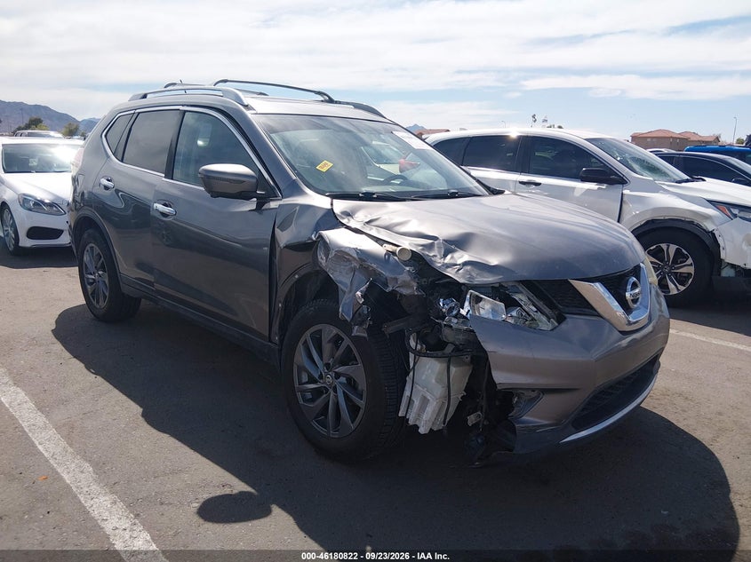 Vin: 5n1at2mv5gc804697, lot: 46680682, nissan rogue sl 20161