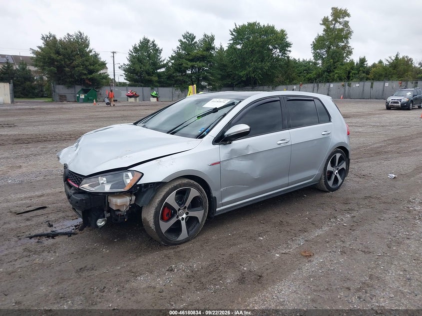 Vin: 3vw5t7au5gm019705, lot: 46680694, volkswagen golf gti se 4-door 20162