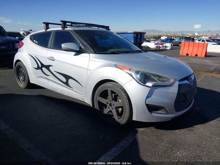 Vin: kmhtc6ad6du151475, lot: 46680705, hyundai veloster base w/black 2013 img_1