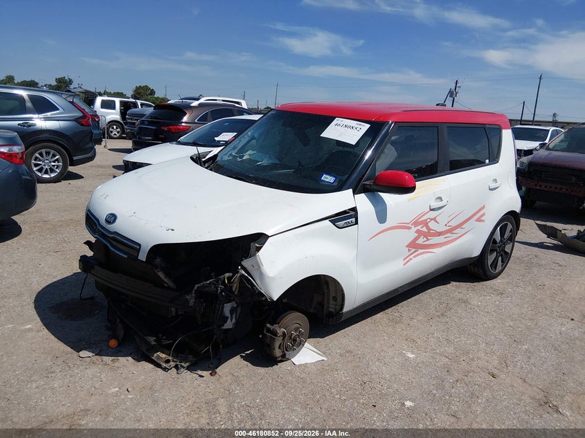 Vin: kndjp3a56k7651400, lot: 46680710, kia soul + 20192