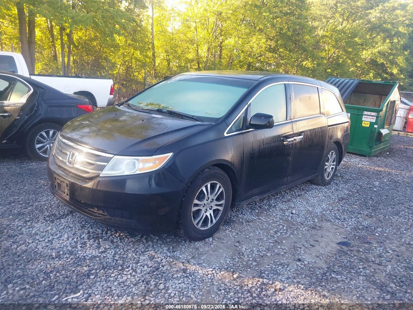 Vin: 5fnrl5h62cb014766, lot: 46680736, honda odyssey ex-l 20122