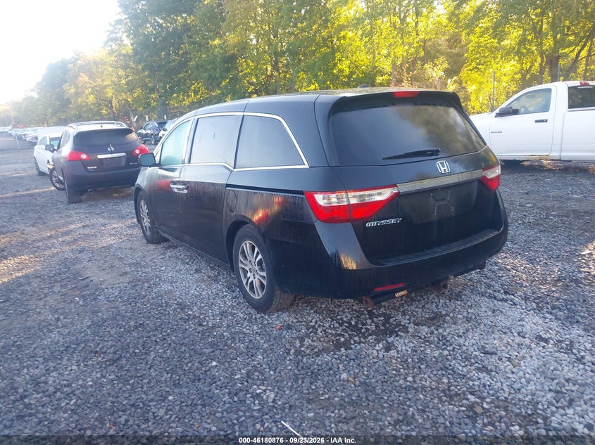 Vin: 5fnrl5h62cb014766, lot: 46680736, honda odyssey ex-l 20123