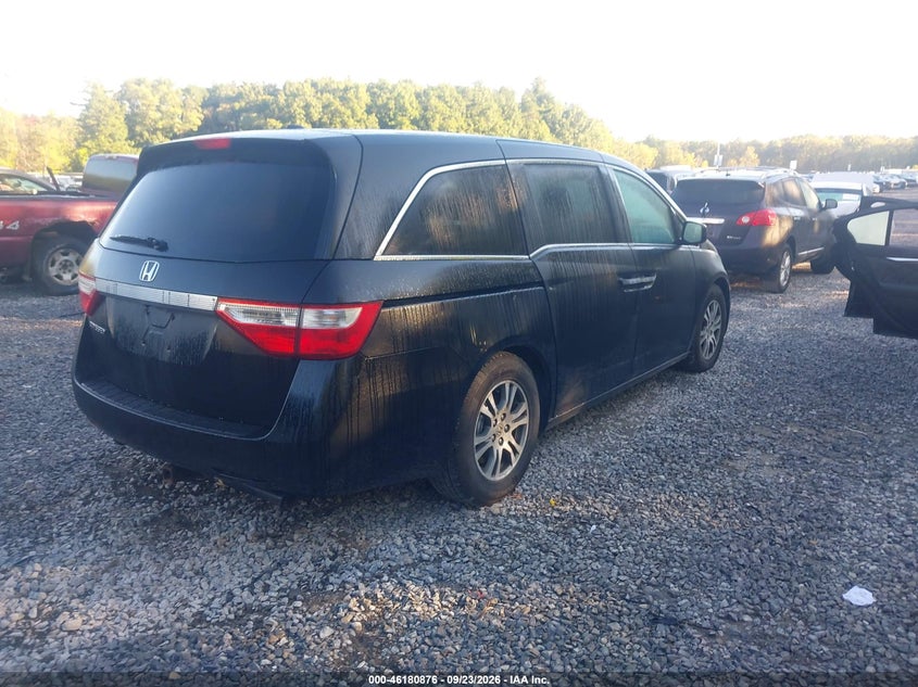 Vin: 5fnrl5h62cb014766, lot: 46680736, honda odyssey ex-l 20124