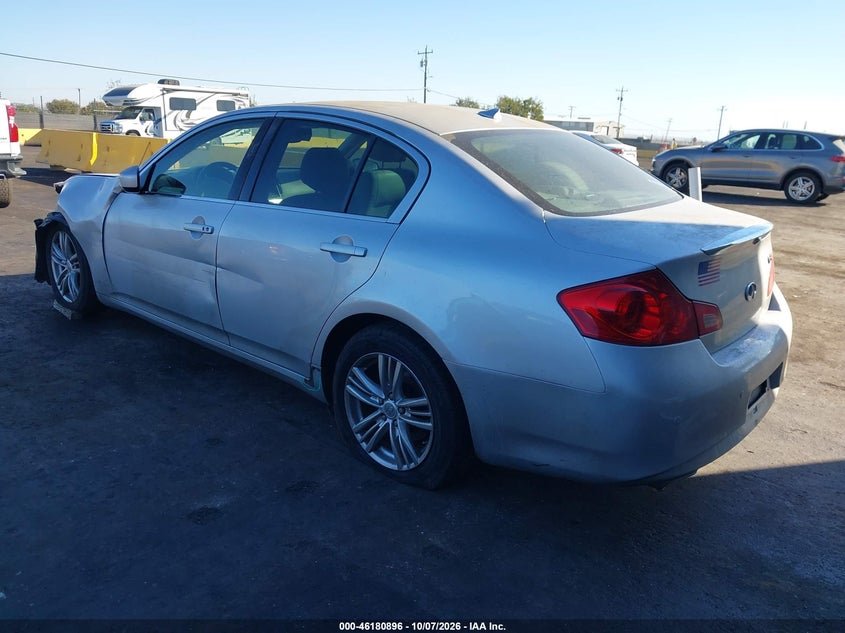 Vin: jn1cv6ap7bm305152, lot: 46680756, infiniti g37 journey 20113