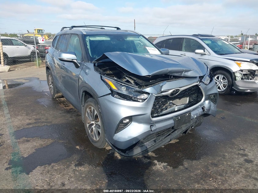 Vin: 5tdkdrbh7ps017082, lot: 46680757, toyota highlander xle 2023 img_1