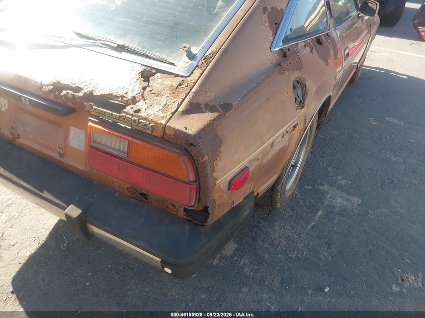 DATSUN 280ZX 1981 VIN JN1HZ06S1BX405380
