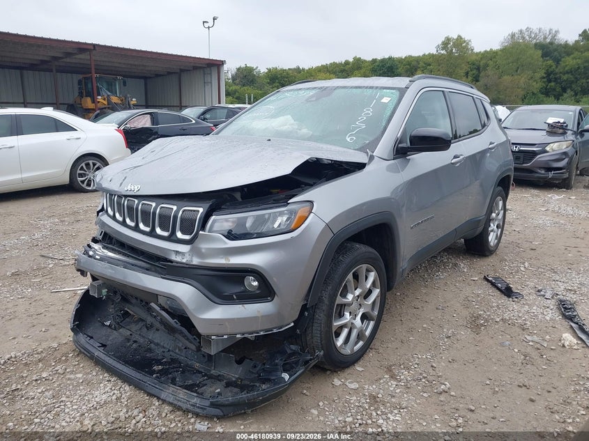 Vin: 3c4njdfb8nt118276, lot: 46680800, jeep compass latitude lux 4x4 20222