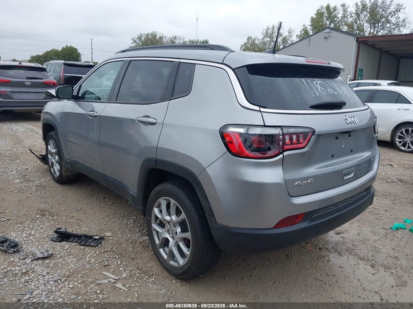 Vin: 3c4njdfb8nt118276, lot: 46680800, jeep compass latitude lux 4x4 20223