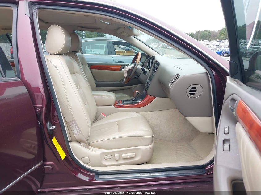LEXUS GS 430 2001 VIN JT8BL69S410004222