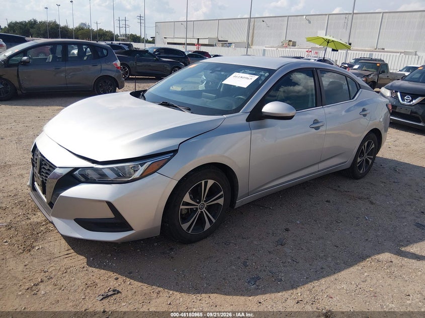 Vin: 3n1ab8cv6py299310, lot: 46680825, nissan sentra sv xtronic cvt 20232