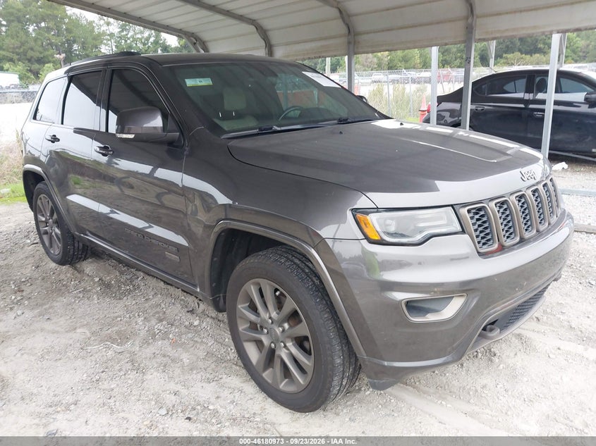 Vin: 1c4rjfbg2hc663436, lot: 46680833, jeep grand cherokee limited 75th anniversary edition 4x4 2017 img_1