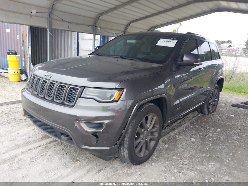 Vin: 1c4rjfbg2hc663436, lot: 46680833, jeep grand cherokee limited 75th anniversary edition 4x4 20172