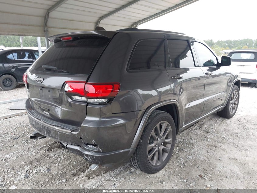 Vin: 1c4rjfbg2hc663436, lot: 46680833, jeep grand cherokee limited 75th anniversary edition 4x4 20174