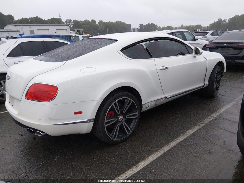 Vin: scbft7za0dc085869, lot: 46680865, bentley continental gt v8 20134