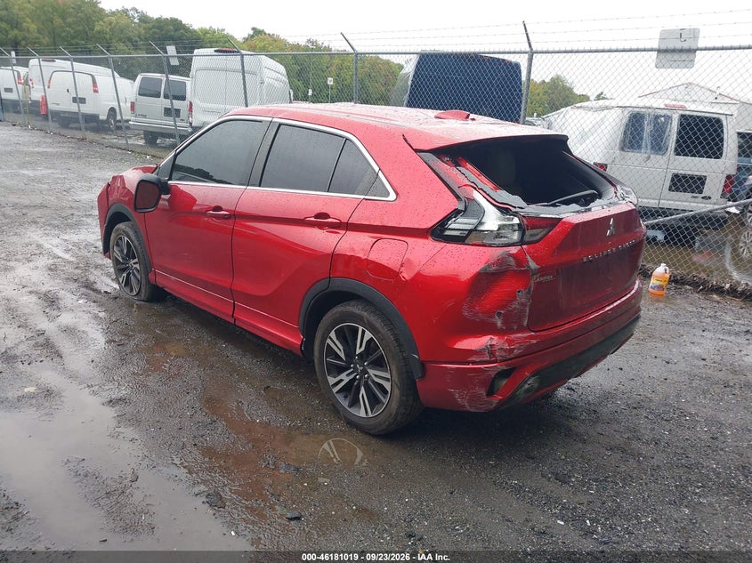Vin: ja4atwaa6pz004432, lot: 46680879, mitsubishi eclipse cross se s-awc/sel s-awc 20233