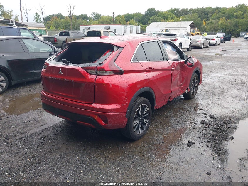 Vin: ja4atwaa6pz004432, lot: 46680879, mitsubishi eclipse cross se s-awc/sel s-awc 20234