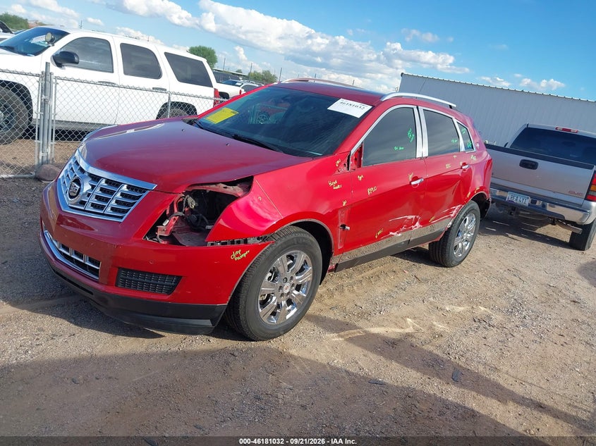 Vin: 3gyfnbe31fs587007, lot: 46680892, cadillac srx luxury collection 20152