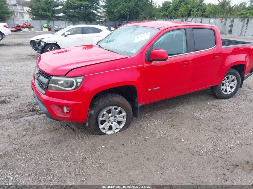 Vin: 1gcgtbe34f1196838, lot: 46680893, chevrolet colorado lt 20152