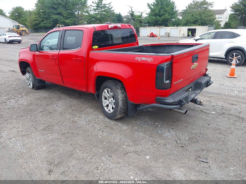 Vin: 1gcgtbe34f1196838, lot: 46680893, chevrolet colorado lt 20153