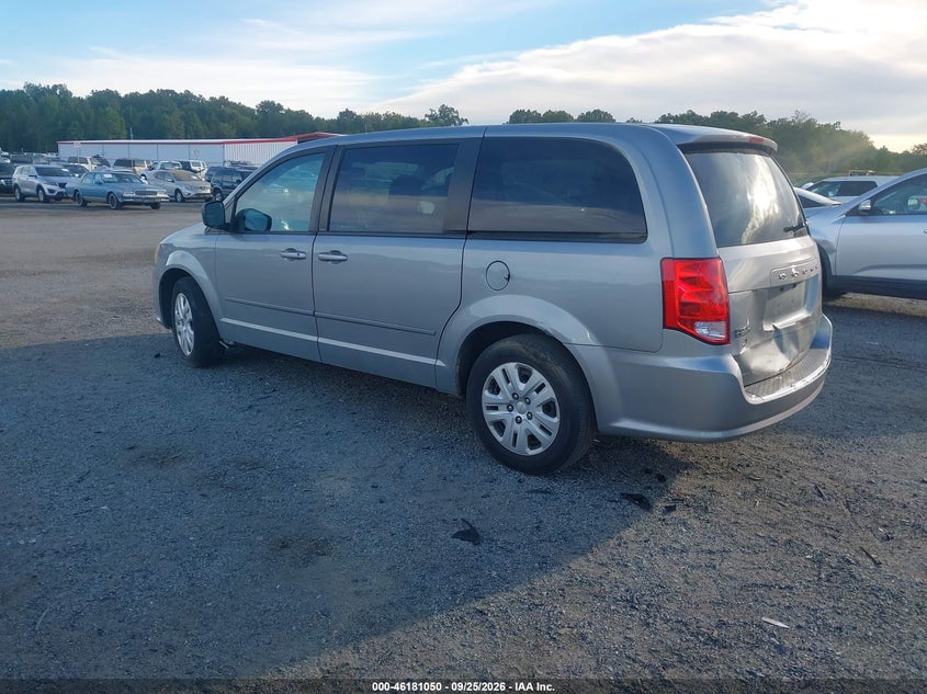 Vin: 2c4rdgbg0er237986, lot: 46680910, dodge grand caravan se 20143