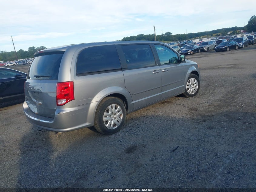 Vin: 2c4rdgbg0er237986, lot: 46680910, dodge grand caravan se 20144