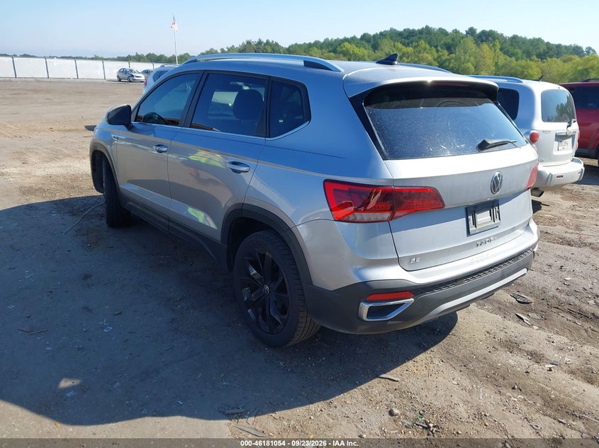 Vin: 3vvex7b22pm305971, lot: 46680914, volkswagen taos 1.5t se 20233