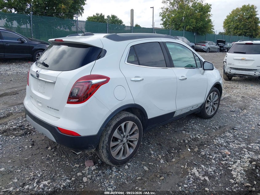 Vin: kl4cjcsbxhb013567, lot: 46680920, buick encore essence 20174