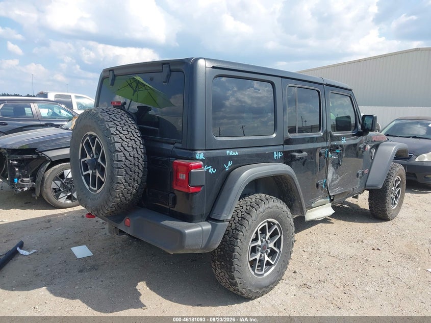 Vin: 1c4pjxfgxrw331090, lot: 46680953, jeep wrangler 4-door rubicon 4x4 20244