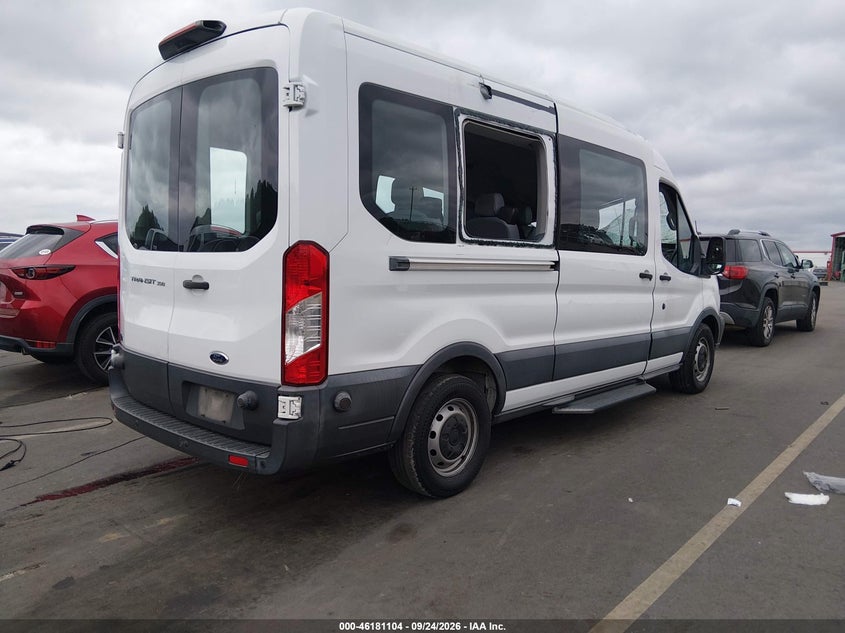 Vin: 1fbax2cm4jka17646, lot: 46680964, ford transit-350 xl 20184