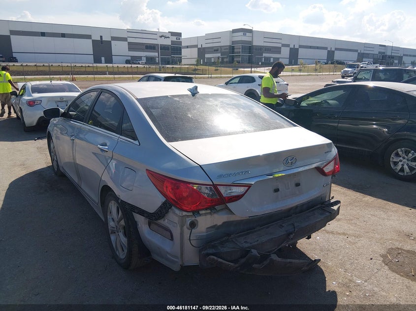 Vin: 5npec4ac9bh015454, lot: 46681007, hyundai sonata limited 20113