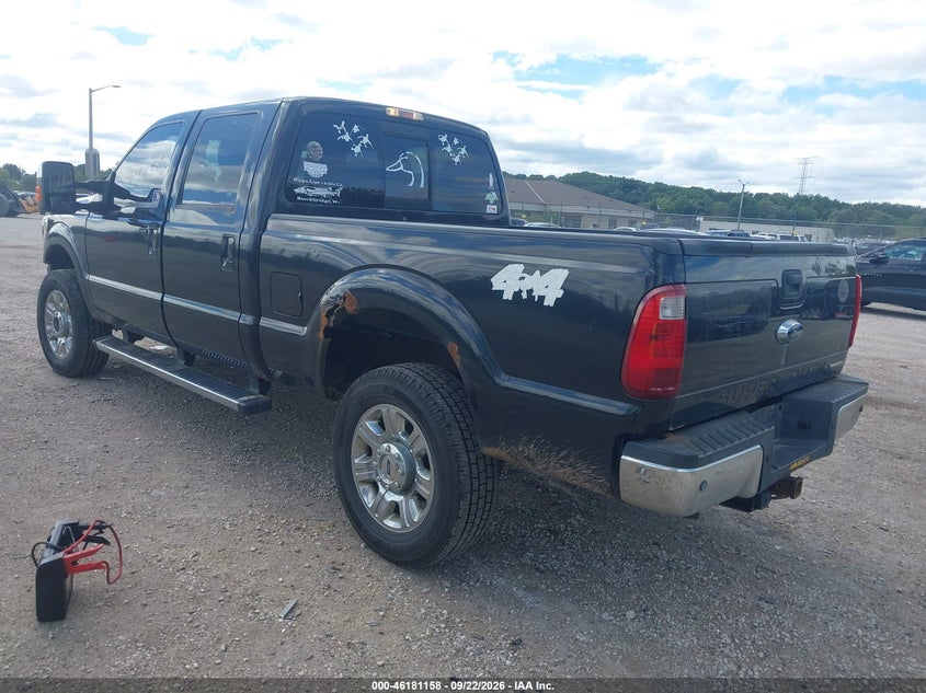 Vin: 1ft7w2b66eea02307, lot: 46681017, ford f-250 lariat 20143