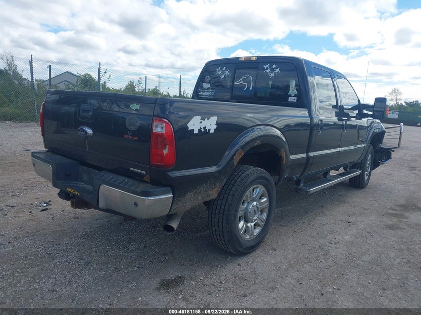 Vin: 1ft7w2b66eea02307, lot: 46681017, ford f-250 lariat 20144