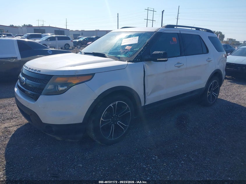 Vin: 1fm5k8gt5fgb19186, lot: 46681032, ford explorer sport 20152