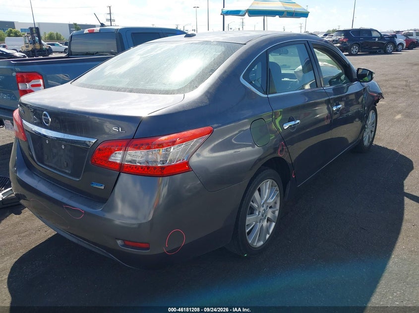Vin: 3n1ab7ap4dl617643, lot: 46681068, nissan sentra sl 20134