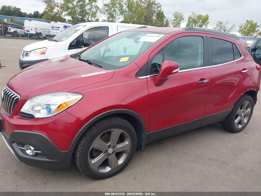Vin: kl4cjbsb9eb720200, lot: 46681070, buick encore convenience 20142