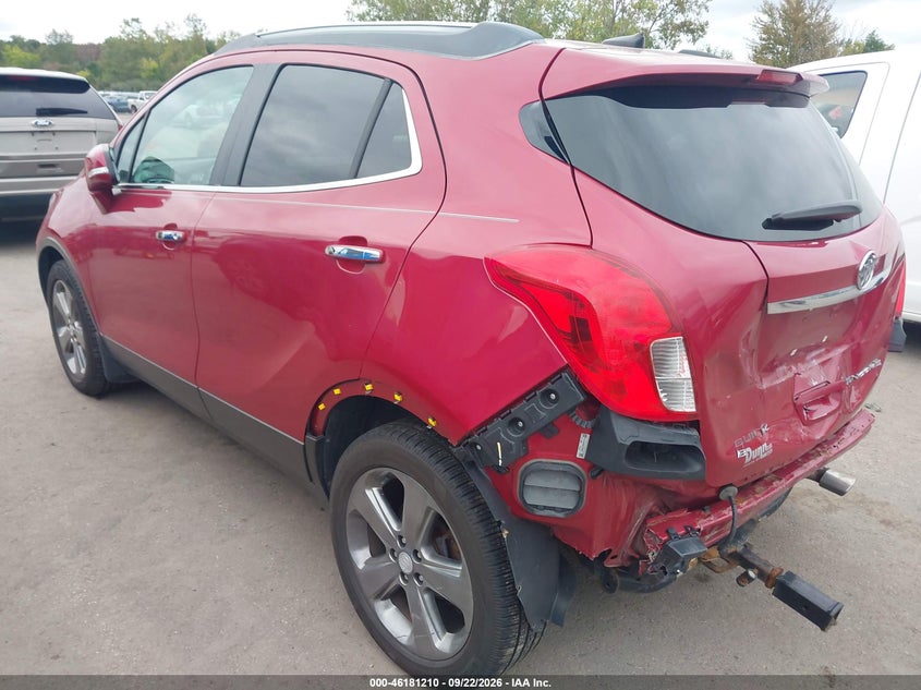 Vin: kl4cjbsb9eb720200, lot: 46681070, buick encore convenience 20143
